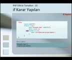 PHP Dersi 2.10. if Karar Yapıları.wmv
