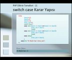 PHP Dersi 2.11. switch case Karar Yapısı.wmv