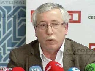 Toxo insta a Rajoy a convocar a los agentes sociales