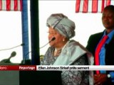 Libéria, Ellen Johnson Sirleaf prête serment