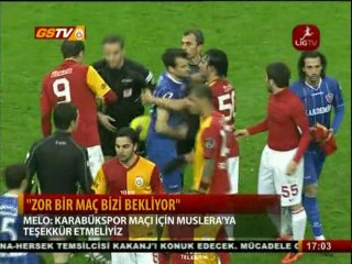 Melo'nun GSTV'ye yaptığı açıklamalar.