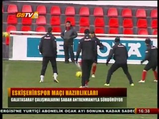 Bugünkü Florya idmanından görüntüler.