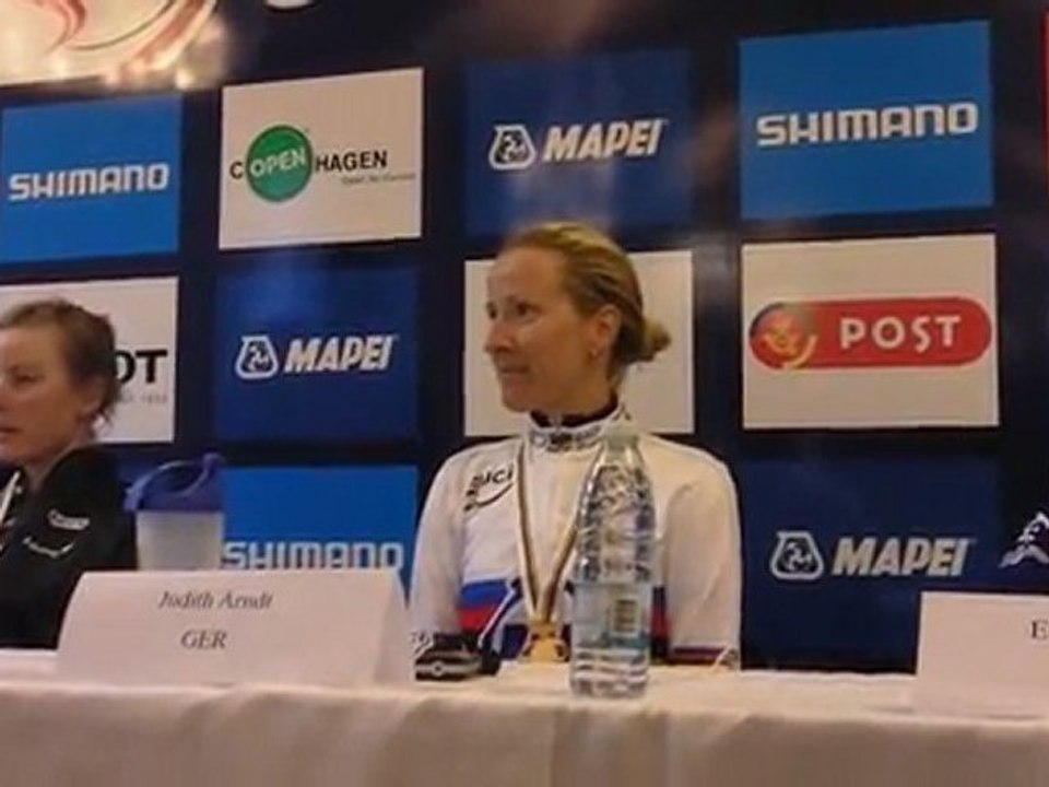 Judith Arndt on winning gold in the 2011 womens' World Championship Time Trial