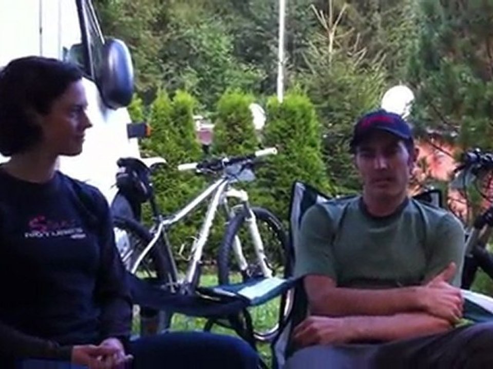 Mary McConneloug and Mike Broderick speak before the 2011 World Championships in Champery