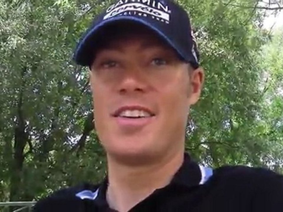 Tom Danielson on the second rest day at the Tour de France, 2011