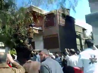 مظاهرة المزة دمشق 25 3 2011 مطول