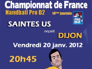 Saintes US reçoit Dijon Bourgogne Hand Pro D2