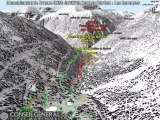 Parcours des épreuves de ski de fond des championnats de France UNSS 2012