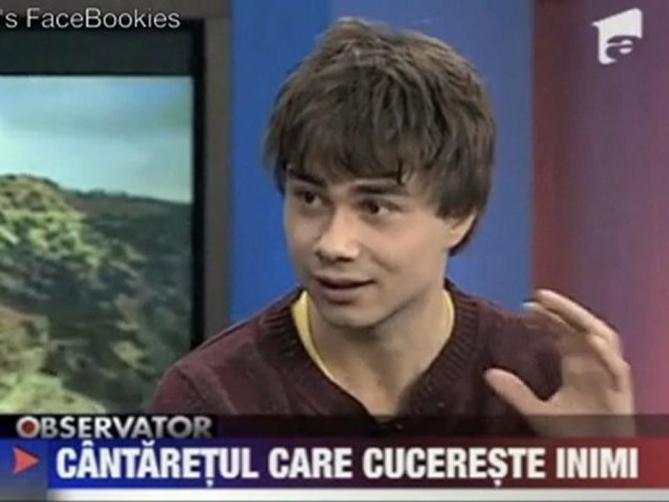 Alexander Rybak in Romanian news program "Observator". 18.11.2012