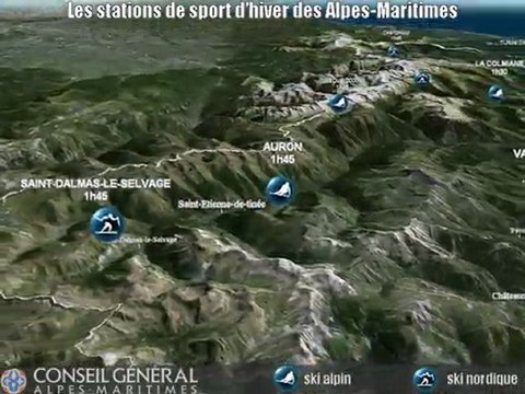 Stations de sports d’hiver du département des Alpes-Maritimes (06)