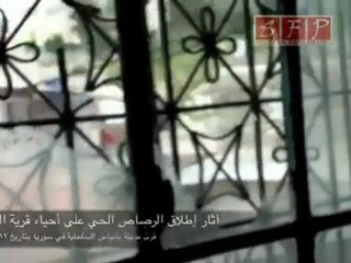 12-04-2011 آثار إطلاق الرصاص العشوائي في قرية البيضة