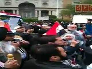 مظاهرة السوريين أمام اسفارة السورية بواشنطن 16-4-2011