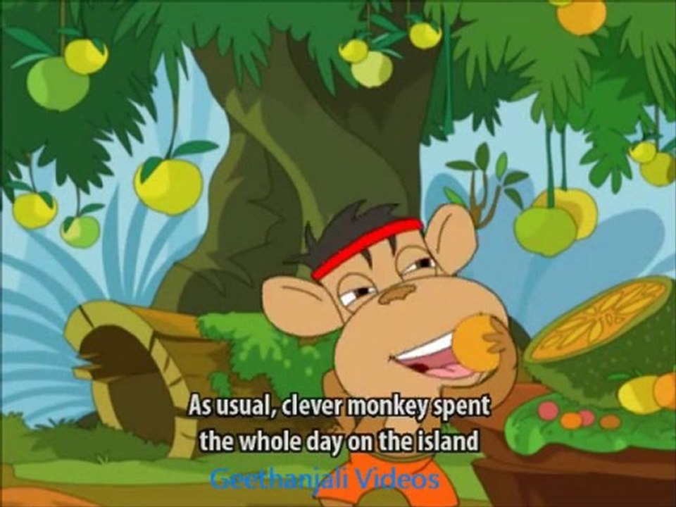Jataka Tales- The Clever Monkey - Animation
