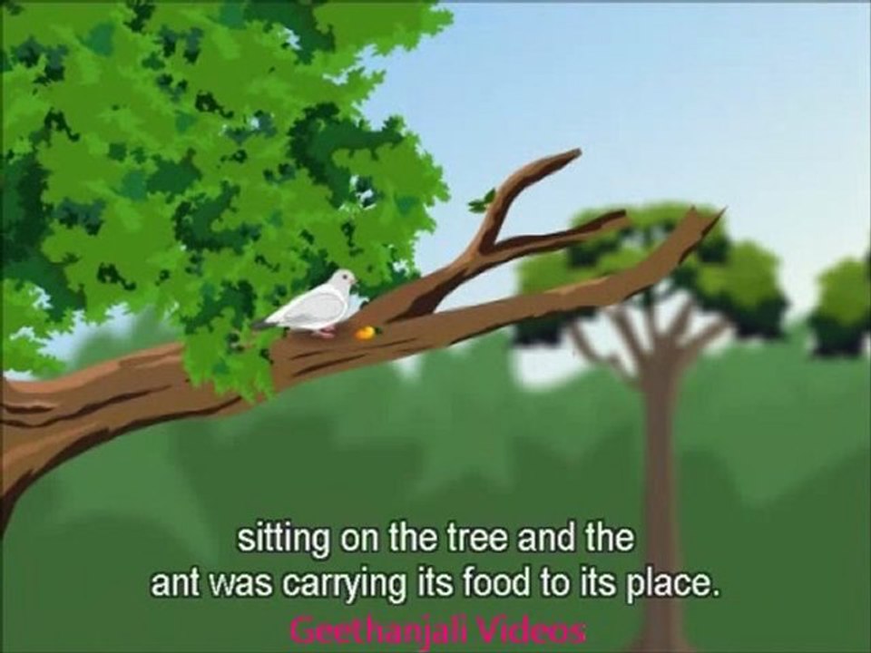 Aesop's Fables - Animated Moral Stories - The Ant & The Dove