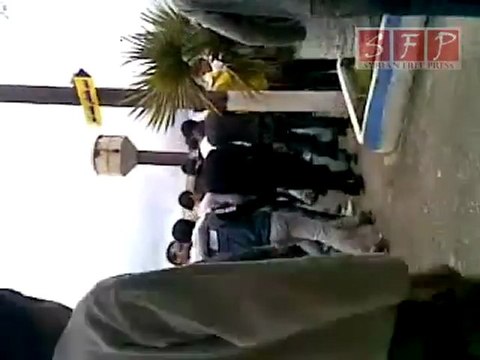 مظاهرة اللاذقية منطقة الرمل الجنوبي 22-4-2011