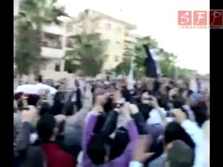 حماة تشييع الشهيد صهيب سوتل الجمعة 22-4-2011