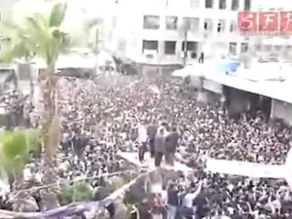 تشييع الشهداء في دوما 23-4-2011