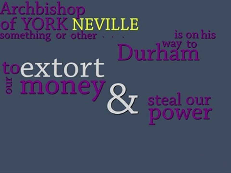 Durham Diary: Bishop Hatfield