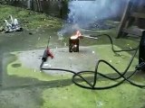 Battery Gets Destroyed By Welder