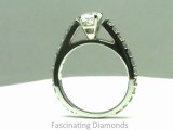FDENS1425RAR NEW      Radiant Cut Diamond Petite Cathedral Engagement Ring