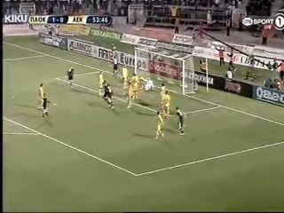 ΠΑΟΚ-ΑΕΚ | Το 2-0 από τον Αθανασιάδη