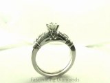 FDENS363HT           Heart Shape Diamond Wedding Rings Set With Round Diamonds In Pave Setting
