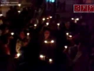 اعتصام أهالي بلدة كفروما بعد اعتقال أبنائهم