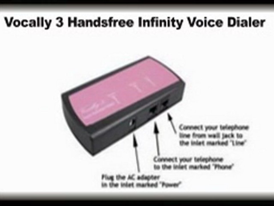 Vocally 3 Handsfree Infinity Voice Dialer