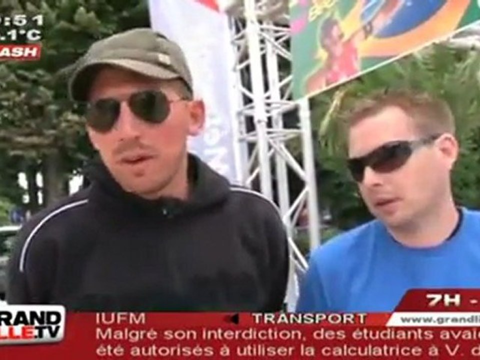 TV : Grand Lille TV couvre la première journée de Lille au Beach Volley 2011