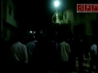 مظاهرة حمص منطقة الخالدية 11-5-2011