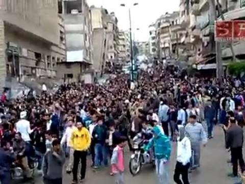 مظاهرة جسر الشغور جمعة الحرائر ‏13-5-2011