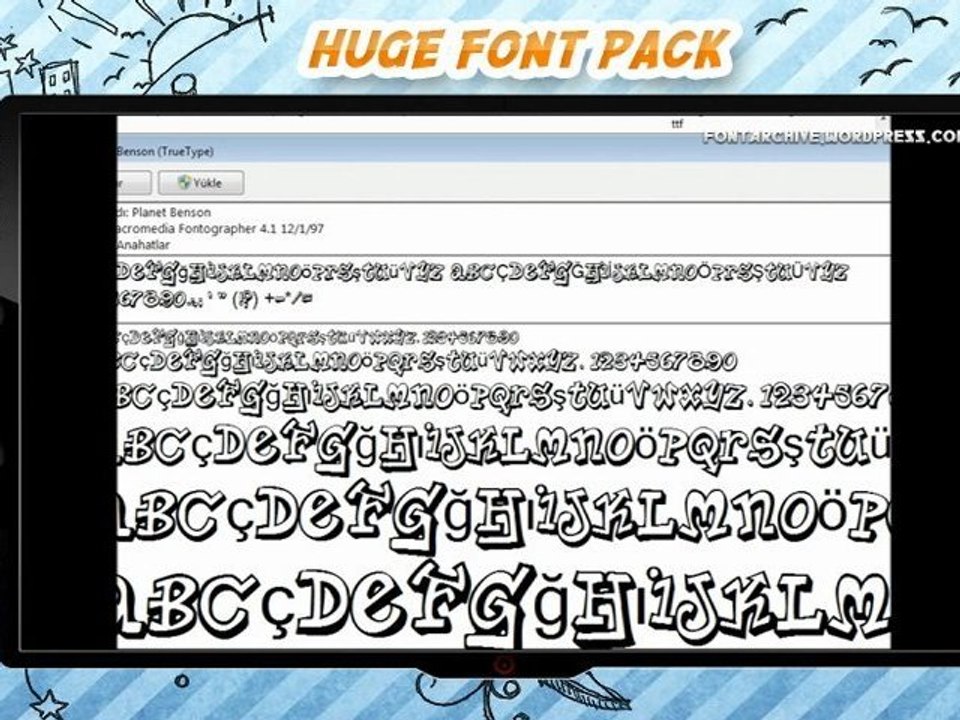 Free Fonts Huge Font Pack Total 11.247 Font!