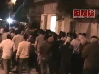 مظاهرة دمشق حي برزة في 18-5-2011