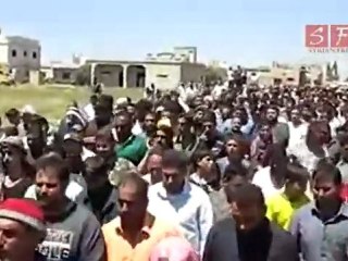 تشيع الشهيد بسام ساري الاسعد قرية معربة 17-5-2011