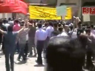 مظاهرة دمشق برزة جمعة الحرية 20-5-2011