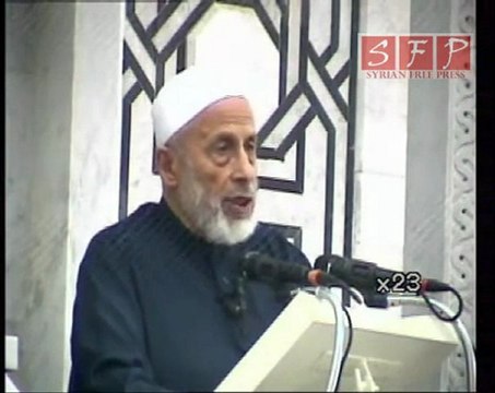 استقالة الشيخ كريم راجح أثناء خطبة الجمعة 20-5-2011