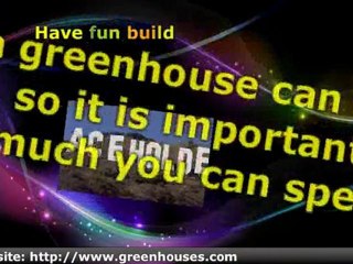 Building a hobby greenhouse can be an amazing experience