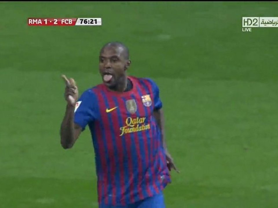 Abidal goal vs. Real Madrid