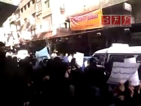 مظاهرة نسائية للإفراج عن المعتقلين دوما 26-05-2011