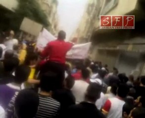 مظاهرة حي الخالدية بحمص تضامنا مع درعا وتلبيسة 29-5