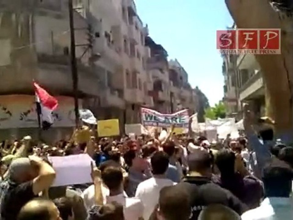 حمص  باب السباع أداء القسم جمعة أطفال الحرية 3-6-2011