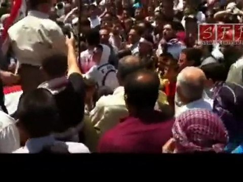 ادلب بنش مظاهرات جمعة اطفال الحرية 3-6-2011