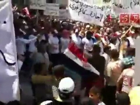 إدلب بنش مظاهرة جمعة العشائر 10-6-2011