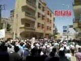 ريف دمشق قطنا مظاهرات جمعة العشائر 10-6-2011