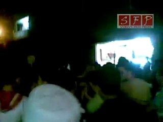 يلعن روحك يا حافظ في مظاهرة سقبا مساء 11-6-2011