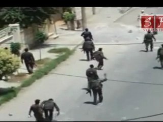 درعا اطلاق النارعلى المتظاهرين جمعة العشائر 10-6-2011