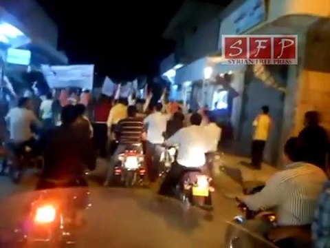 حلب بلدة مارع مظاهرات جمعة العشائر 10-6-2011