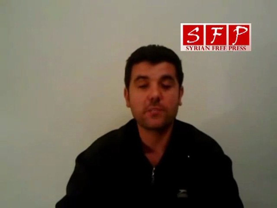 انشقاق الضابط  النقيب  رياض أحمد أحمد عن الجيش السوري