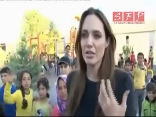 زيارة النجمة أنجلينا جولي للاجئين السوريين في تركيا