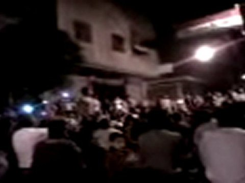 مظاهرة ليلية في حمص الوعر 2011/6/20